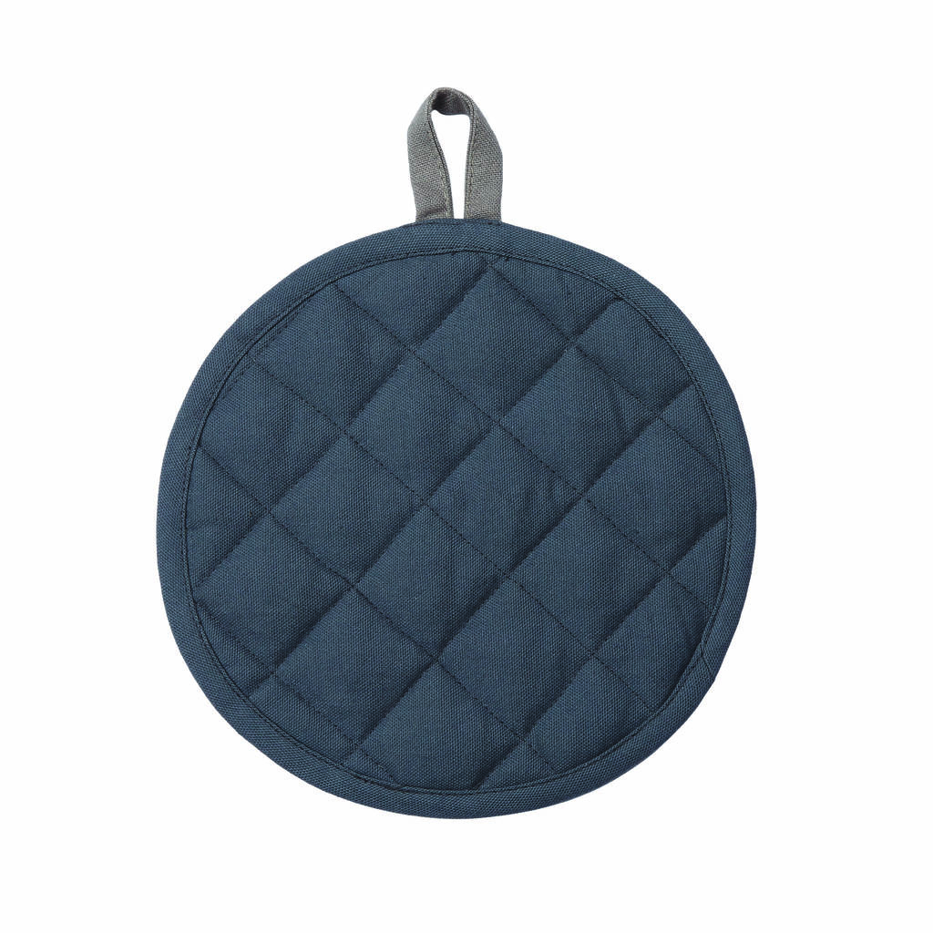 b.c.s round pot holder. yellow, grey or rose by british colour standard