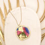 Abstract Shape Multicolour Pendant Necklace, thumbnail 5 of 5