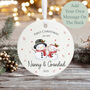 Personalised First Christmas Bauble For Grandparents Keepsake Gift, thumbnail 1 of 3