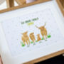 Personalised Highland Cattle Print, thumbnail 4 of 5