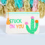 Cactus Stuck On You Accessory Pouch, thumbnail 1 of 4