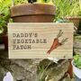 Dad's Vegetable Patch Wooden Sign, thumbnail 1 of 1