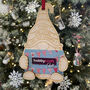 Gonk Gnome Gift Card Holder Christmas Tree Decoration, thumbnail 2 of 4