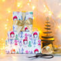 Gonk/Gnome Luxury Wrapping Paper, Christmas Gift Wrap, thumbnail 2 of 8