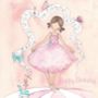 Personalised Ballerina Birthday Card, thumbnail 4 of 7