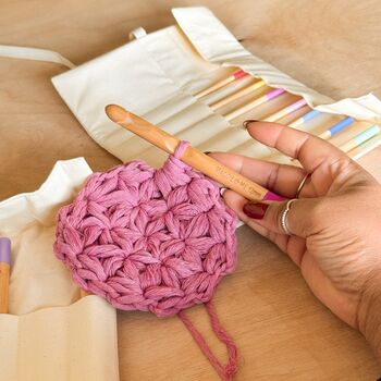 Maple Wood Crochet Hook Set, 3 of 5