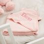 Personalised Large Pink Hooded Bath Towel, thumbnail 3 of 7