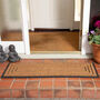 Carlton Rubber Border Natural Coir Door Mat, thumbnail 3 of 3