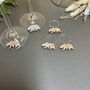 Personalised Polar Bear Wine Glass Charms, thumbnail 6 of 7