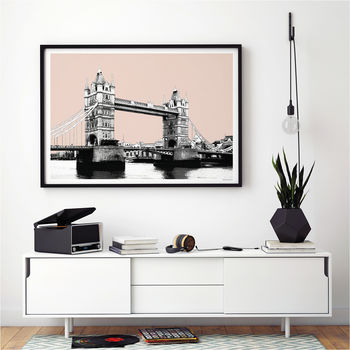 London Art Print London Gift Tower Bridge, 9 of 12