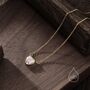 Aurora Ab Cz Heart Pendant Necklace, thumbnail 2 of 12