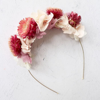 Flower Headband Of Dried Flowers, 4 of 5