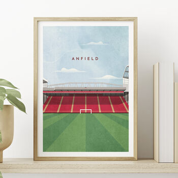 Any Football Stadium Retro Illustrated Art Print Gift, 3 of 12