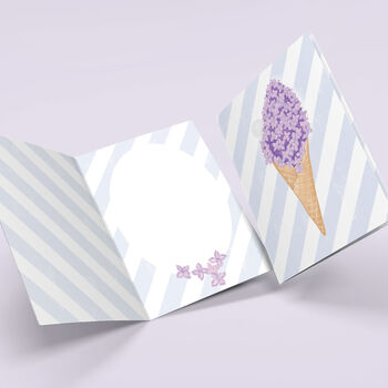 Pack Of Flower Ice Cream Greeting Cards, 12 of 12