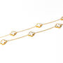 Clover Necklace Gold/White, thumbnail 2 of 3