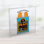 'Bean Married One Year' Personalised Acrylic Block, thumbnail 1 of 2