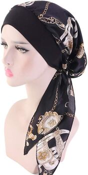 Pre Tied Chemo Headscarf Satin, 3 of 11