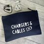 Personalised Chargers And Cables Pouch, thumbnail 2 of 4