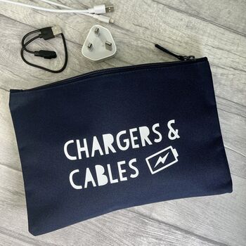 Personalised Chargers And Cables Pouch, 2 of 4