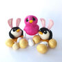 Pengbunny Easter Decoration Penguin In Bunny Ears, thumbnail 5 of 11
