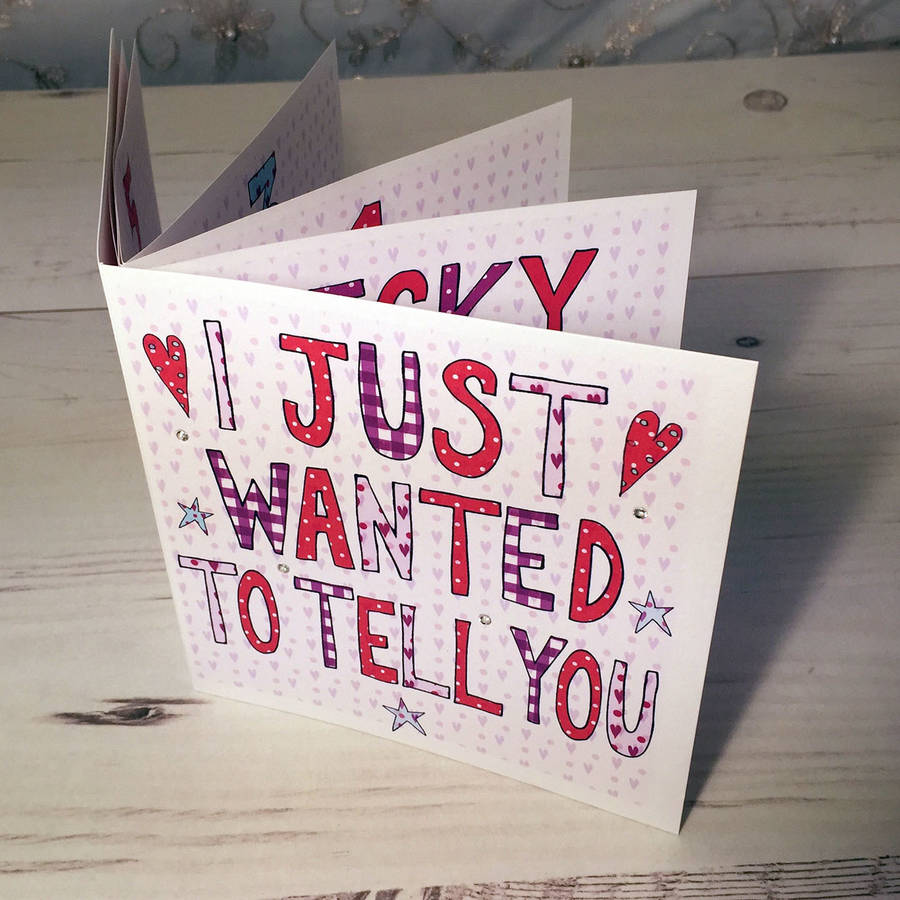 personalised me to you cards