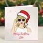 Taylor Swift Swiftie Inspired Christmas Card, thumbnail 1 of 4