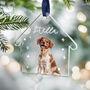 Personalised Dog Photo Acrylic Ornament With Name, thumbnail 1 of 8