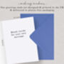 1st Father's Day From Bump Card With Blue Baby Grow Design, thumbnail 6 of 6