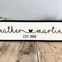 Personalised Wedding Road Sign Names And Date, thumbnail 2 of 4