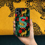Initial Leopard And Rose Phone Case 12 13 14 15 Se, thumbnail 1 of 4