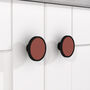 Brown Shade Cupboard Drawer Door Cabinet Knobs Handles, thumbnail 8 of 9