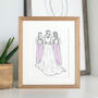 Personalised Friends Or Family Group Drawing, thumbnail 4 of 7
