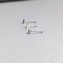 Sterling Silver Nose Stud Set, thumbnail 4 of 8