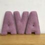 Boucle Fabric Letter For Nursery, thumbnail 3 of 9