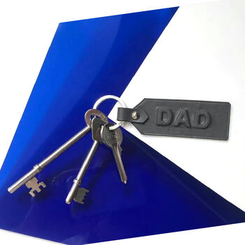 Dad Leather Keyring, 4 of 5