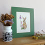 Hare And Bell Heather A5 Giclee Fine Art Print, thumbnail 8 of 11