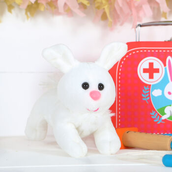 Personalised Vet Play Set With Rabbit Soft Toy, 5 of 7