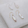 Amelia Pearl Bridal Earrings, thumbnail 3 of 4