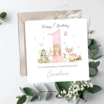Princess 2nd Birthday Card, Pink Birthday Card For Daughter, Granddaughter, Any Relationship, 2 of 3