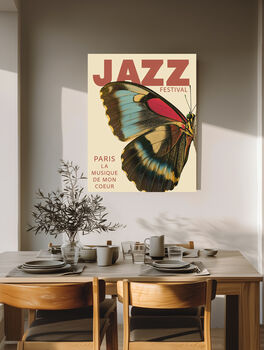 Jazz Festival Butterfly Art Print, 4 of 6