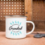 Personalised Grandad's Favourite Things Enamel Mug, thumbnail 3 of 3