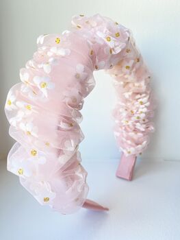 Daisy Scrunchie Headband, 4 of 12