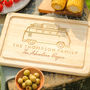 Personalised Campervan Chopping Board Travel Gift Home, thumbnail 1 of 5