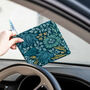 Blue Badge Permit Wallet In William Morris Mallow Teal, thumbnail 2 of 6