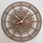 Ornate Wooden Big Ben Wall Clock – Up To 90cm, thumbnail 2 of 6