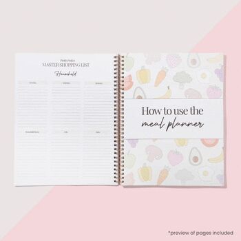 Beige A4 Weekly And Monthly Meal Planner Book, 12 of 12