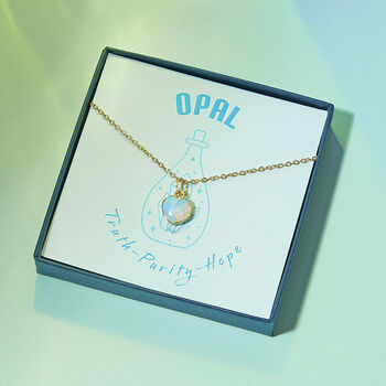 Healing Heart Opal Gemstone Necklace, 5 of 10