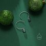 Sterling Silver Genuine Labradorite Dangle Earrings, thumbnail 7 of 12