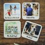 Personalised Retro Style Drinks Coasters, thumbnail 2 of 6