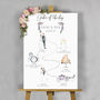 Illustrated Wedding 'Order Of The Day' Sign, thumbnail 1 of 3